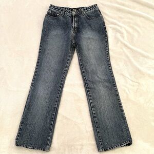 Borry Vintage straight leg medium blue wash Jeans